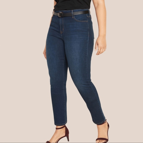 Old Navy Curvy Profile Jeans Dark Wash 